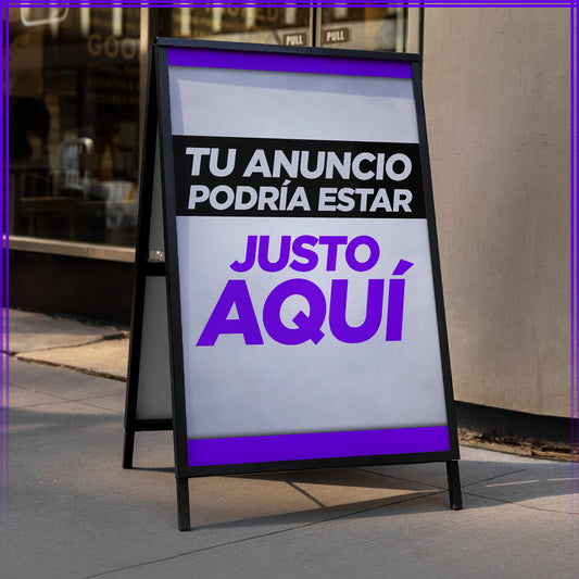 Foldable Metal Sign